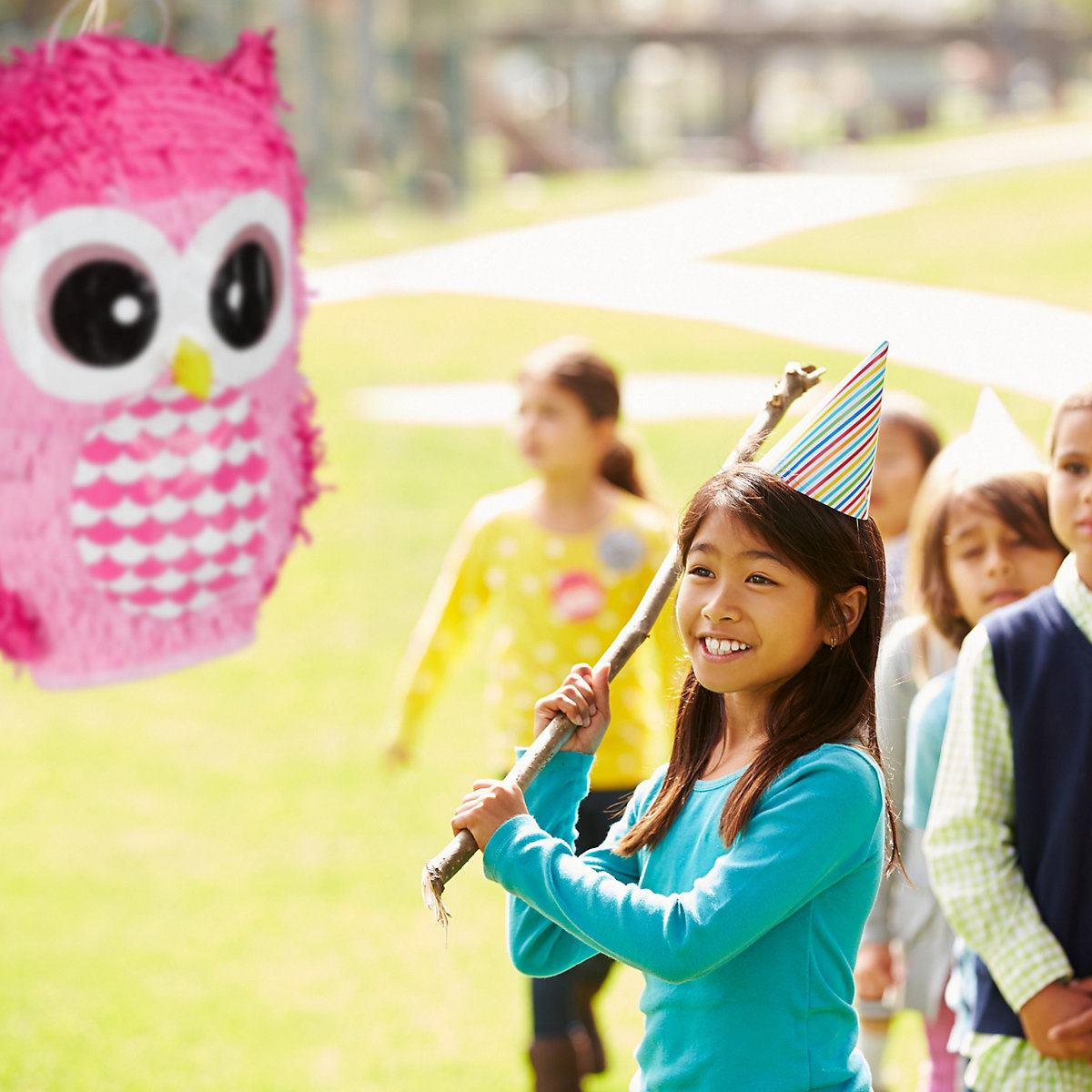 Pinata Eule in Pink