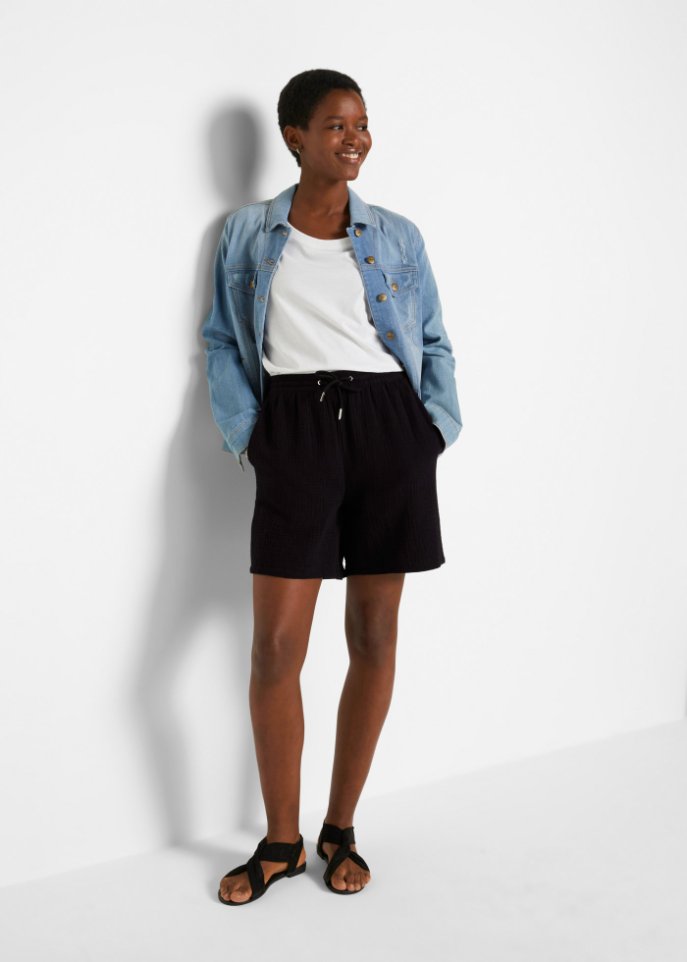 Musselin-Shorts