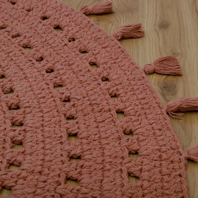 Tapis crochet 120cm NILA