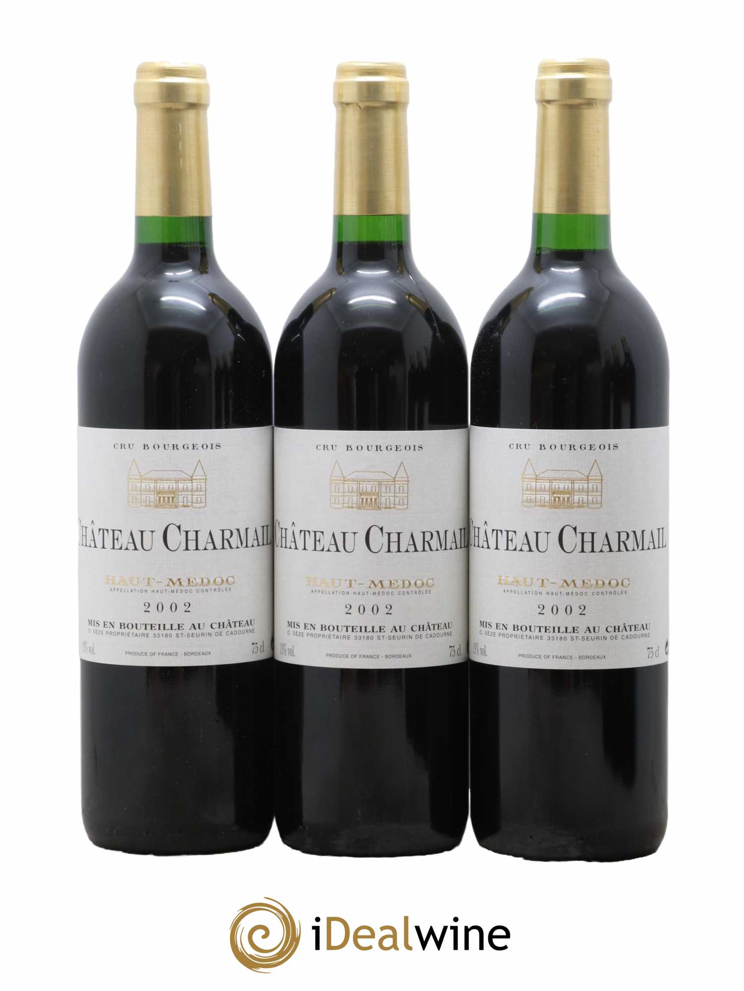 Château Charmail Cru Bourgeois  2002 - Lot de 12 Bouteilles