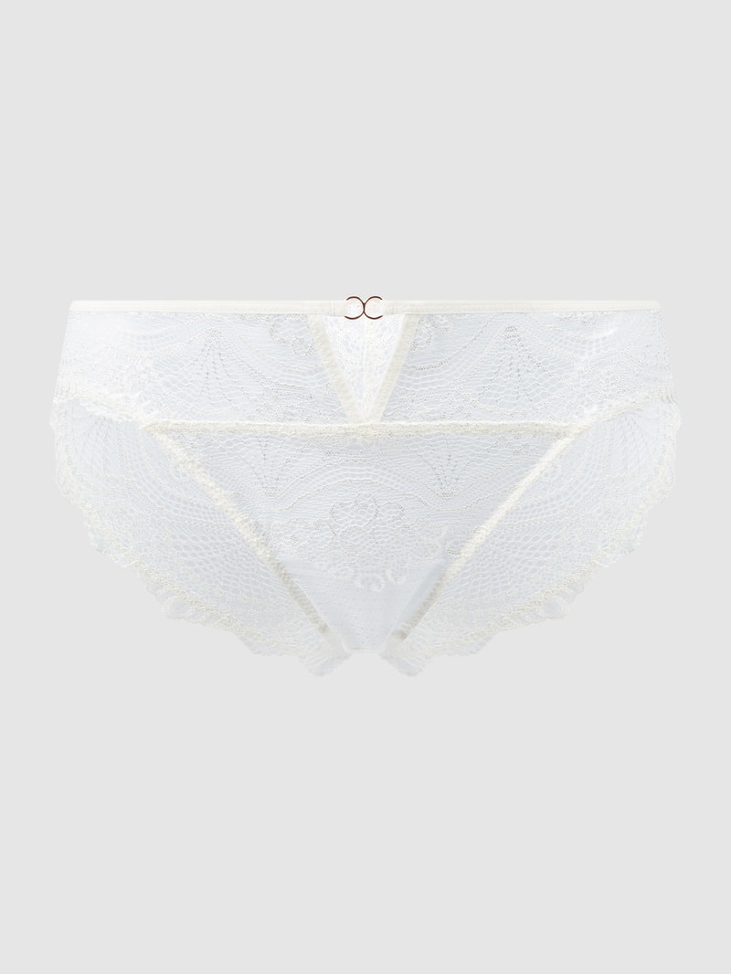 Slip mit Spitze Modell 'Elenora' in offwhite