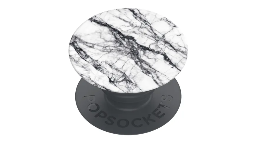 PopSockets Basic White Stone Marble