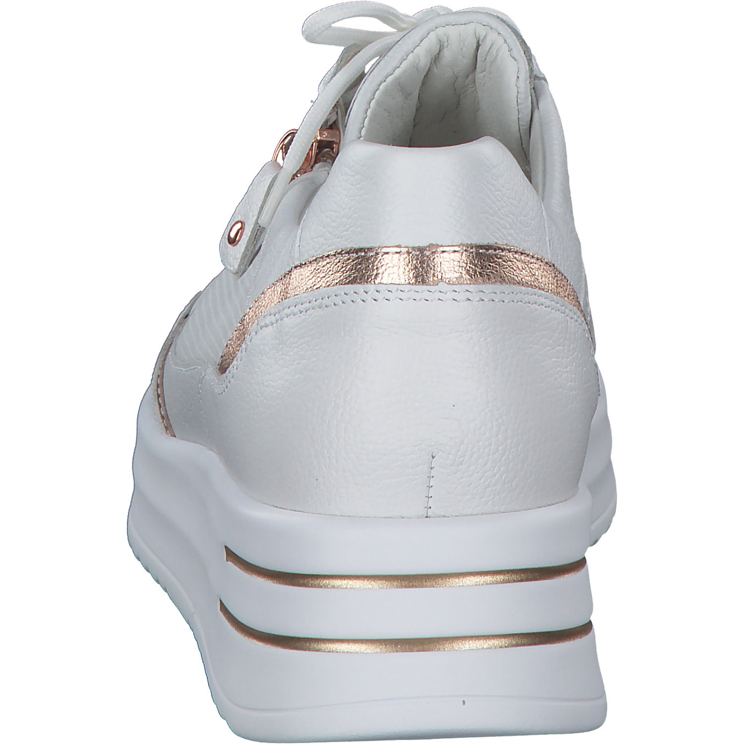 Waldläufer Arianna 755004, Sneakers, Damen, WEISS ROSÈGOLD WEISS