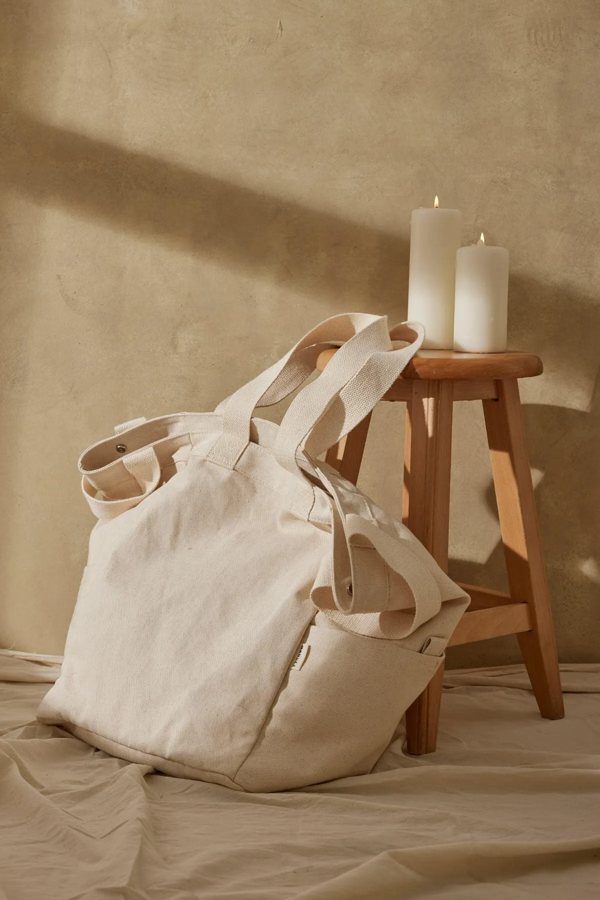 Manuka  GROSSE TOTETASCHE AUS CANVAS NATUR