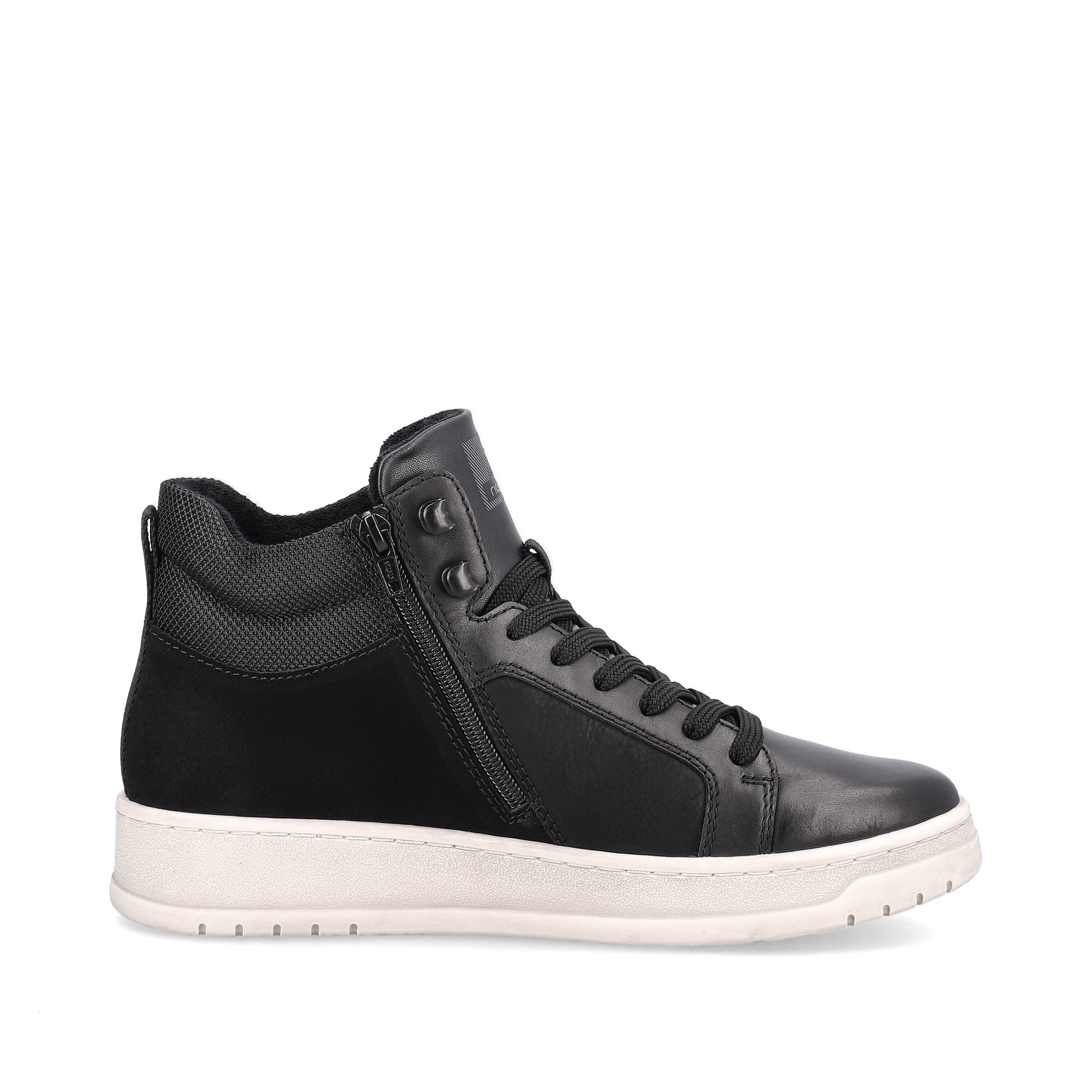 Rieker Herren Sneaker High steel black