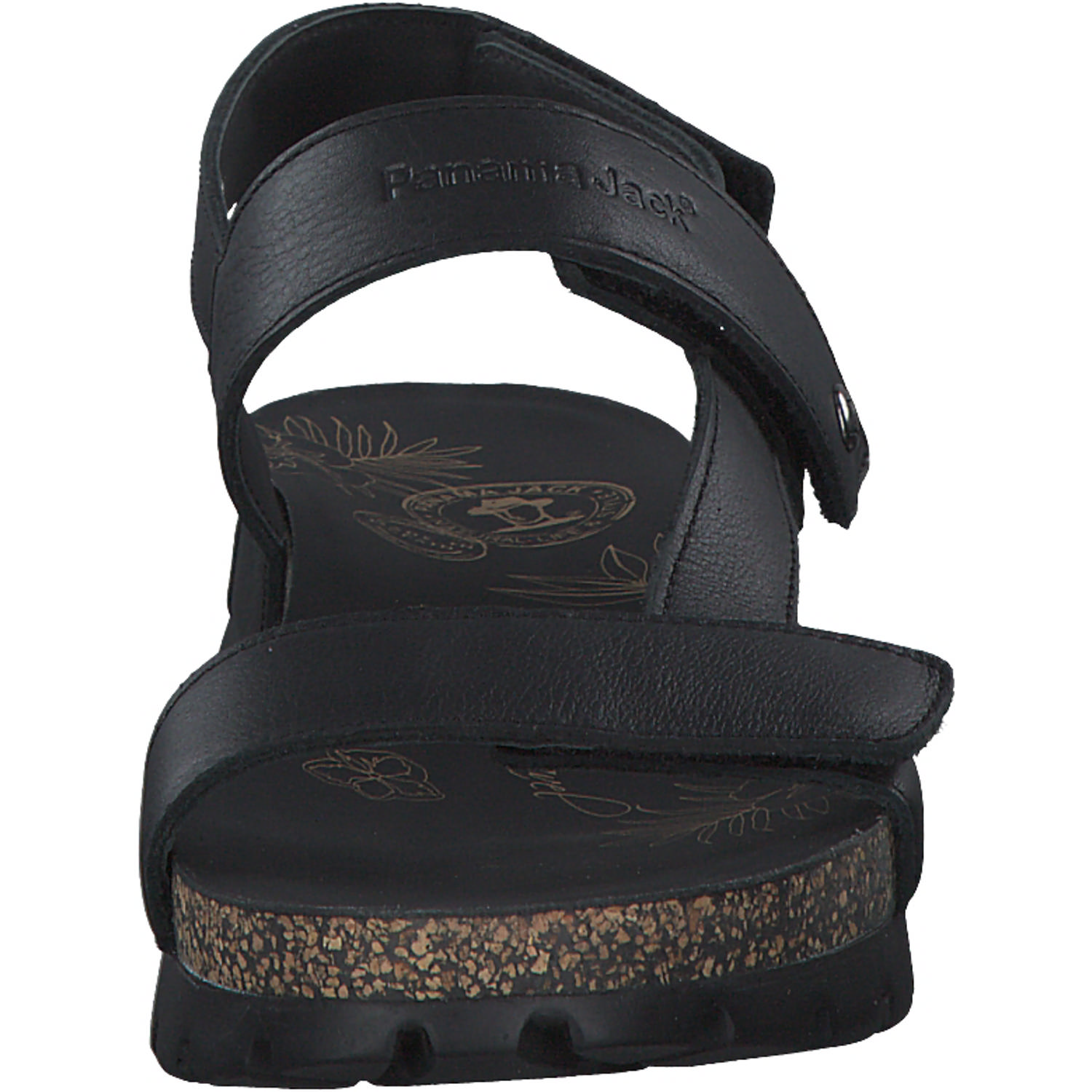 Panama Jack Selma B, Keilsandaletten, Damen, Schwarz