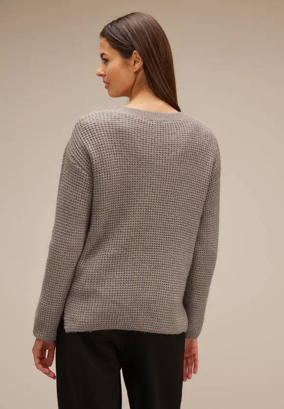 Street One Pullover mit Strickmustermix