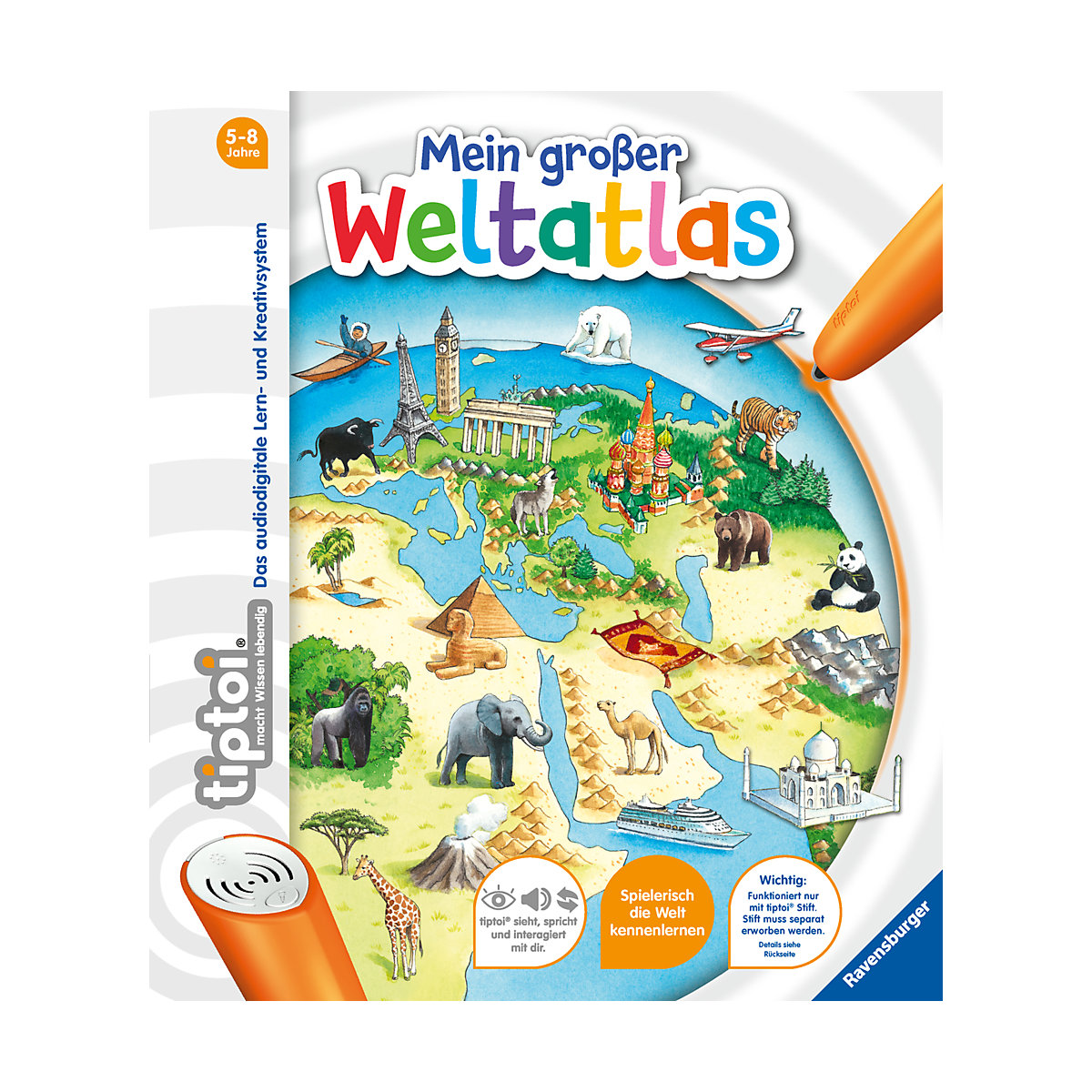 tiptoi®: Mein großer Weltatlas