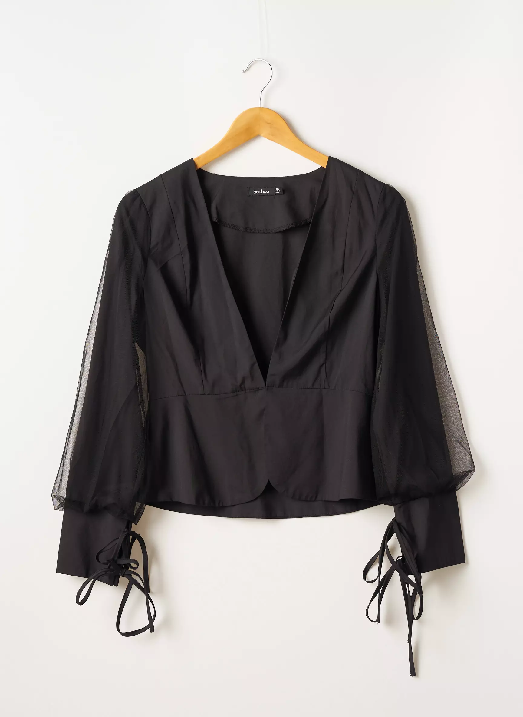 Boohoo Vestecasual Femme couleur noir