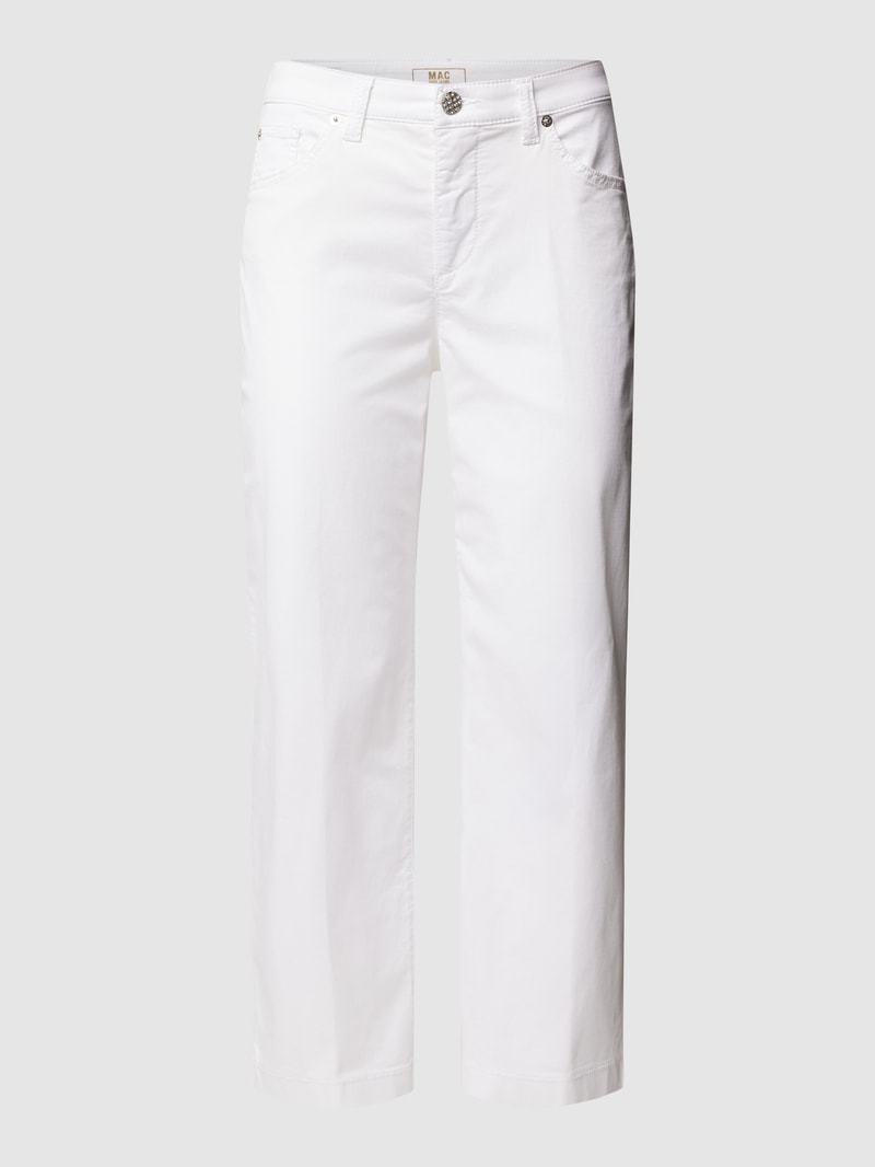 Jeans in verkürzter Passform Modell 'RICH CULOTTE' in weiß