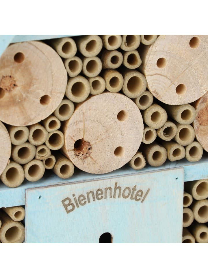 relaxdays Bienenhotel in Blau günstig kaufen onesize
