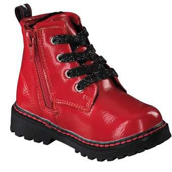 Tom Tailor Schnür Boots in rot