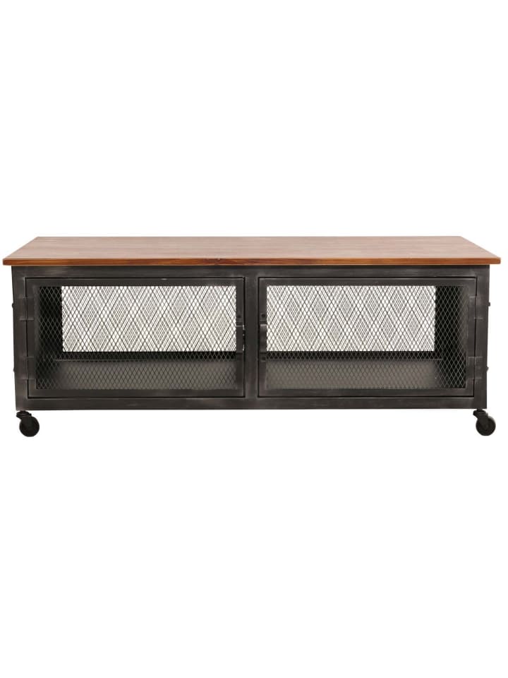 MCW Couchtisch N28 Industrial, Schwarz, braun günstig kaufen onesize