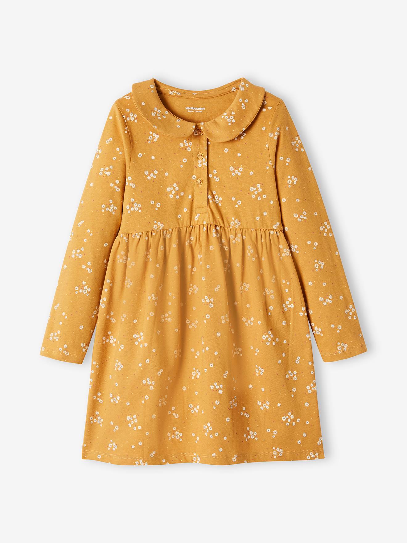 Chemise de nuit fleurie + legging curcuma