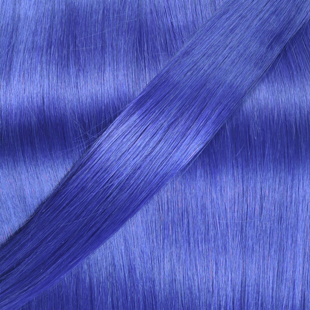 hair2heart Extensions adhésives cheveux naturels #bleu extensions