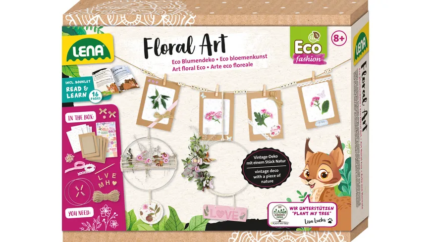 LENA Eco Floral Art, Faltschachtel 42835