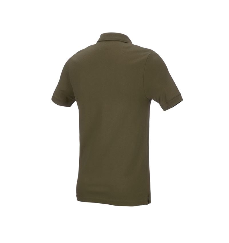 e.s. Piqué-Polo cotton stretch, slim fit