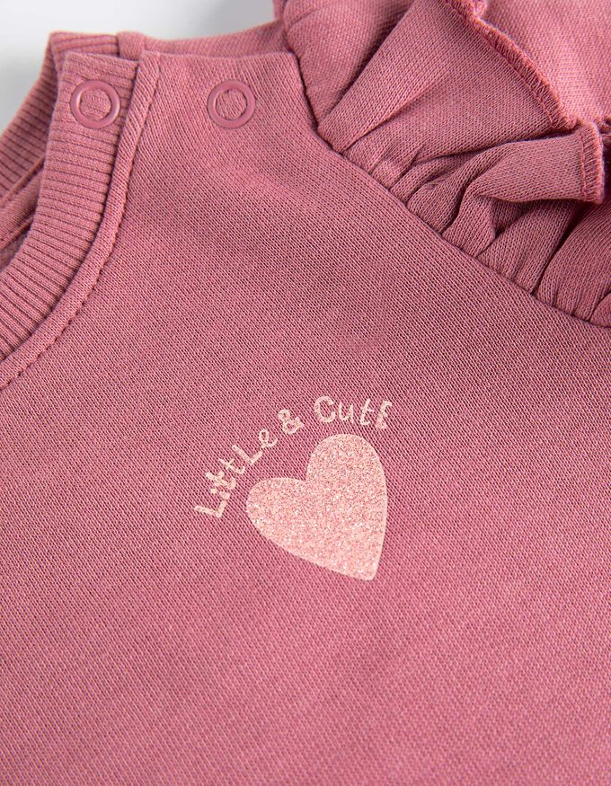 Sweatshirt - Ärmel mit Volants