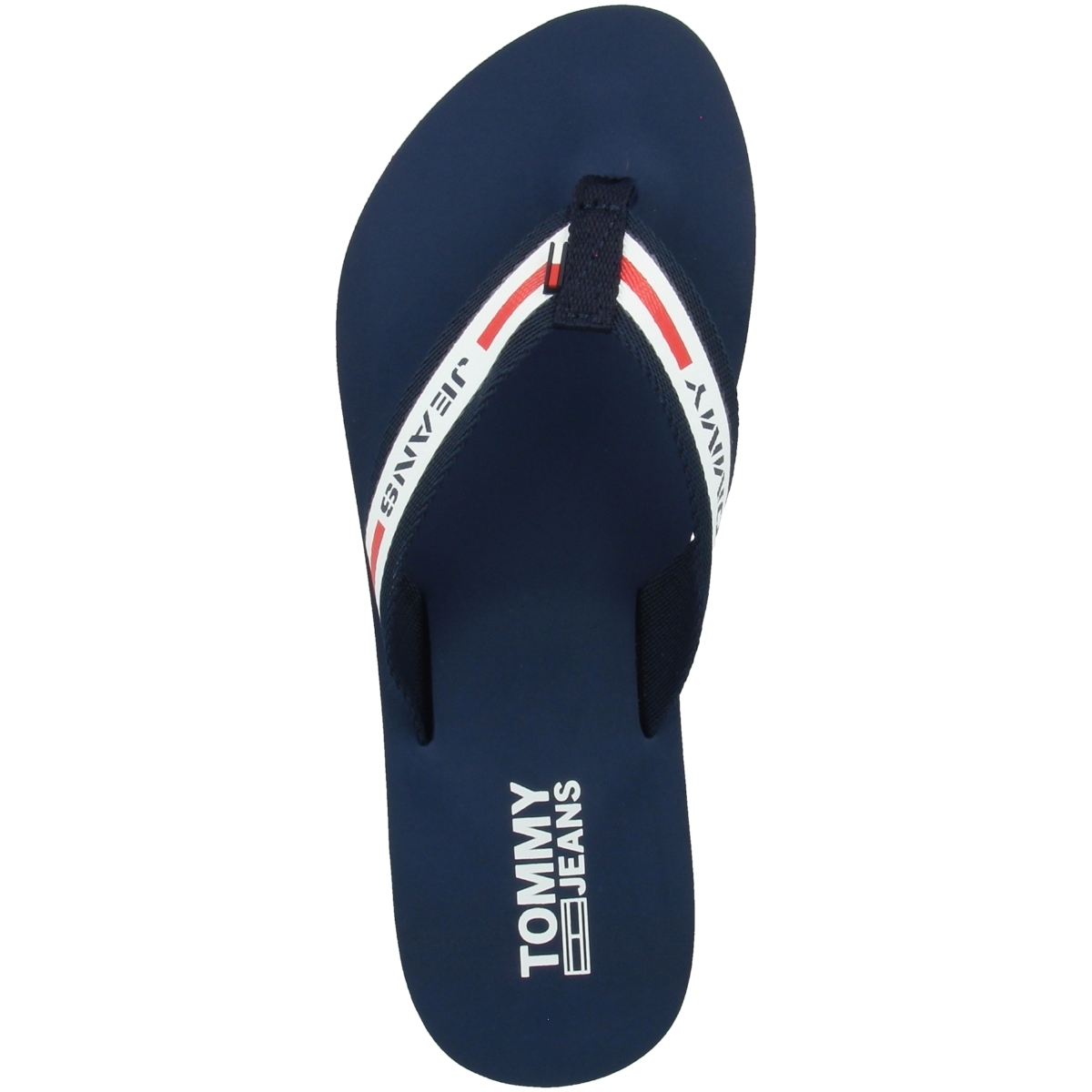 Tommy Hilfiger Tommy Jeans Chunky Tape Flat Beach Sandal Zehensandale blau