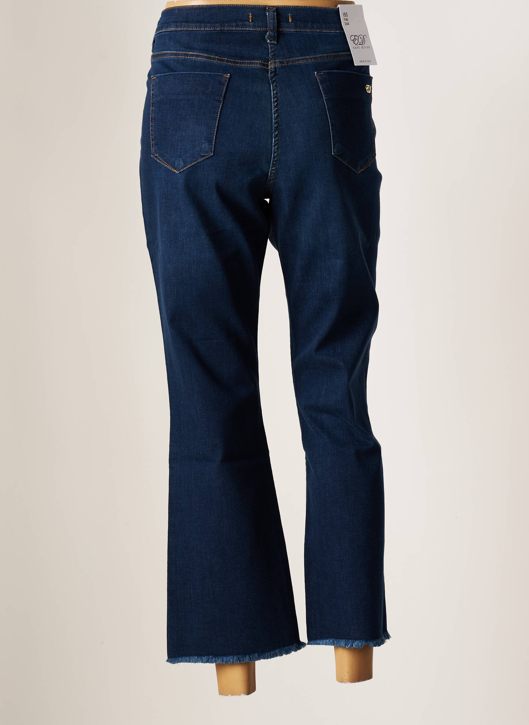 East Drive Jeans Coupe Droite Femme couleur bleu