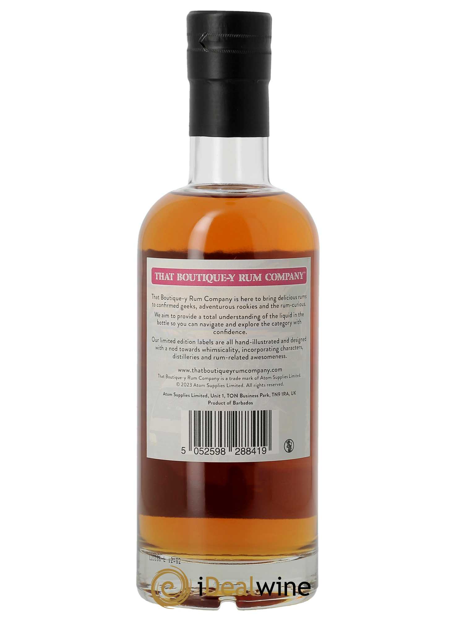 Rhum Barbados 22 ans Secret Distillery TBYWC   - Lot de 1 Bouteille