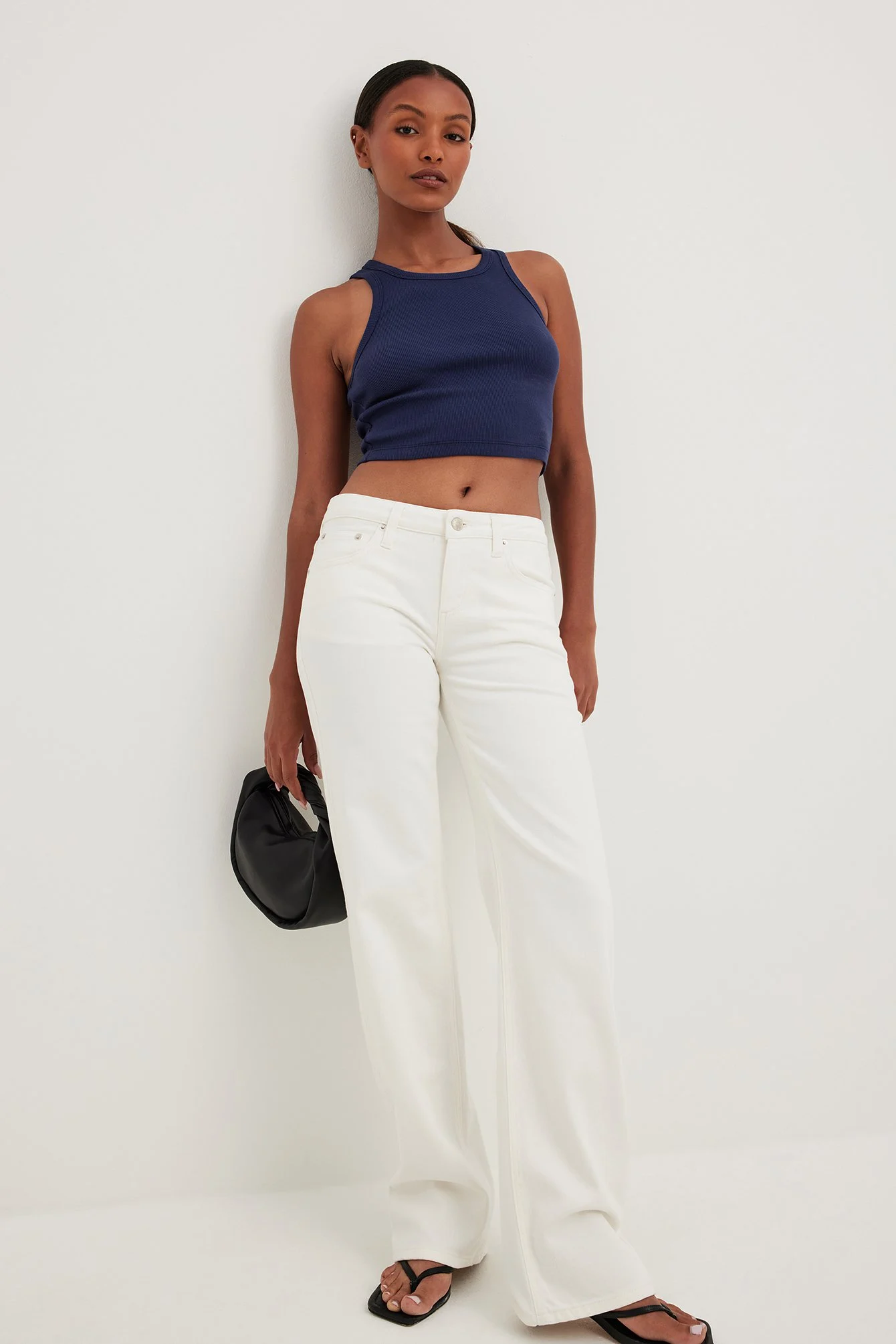 Gerade Jeans mit niedriger Taille