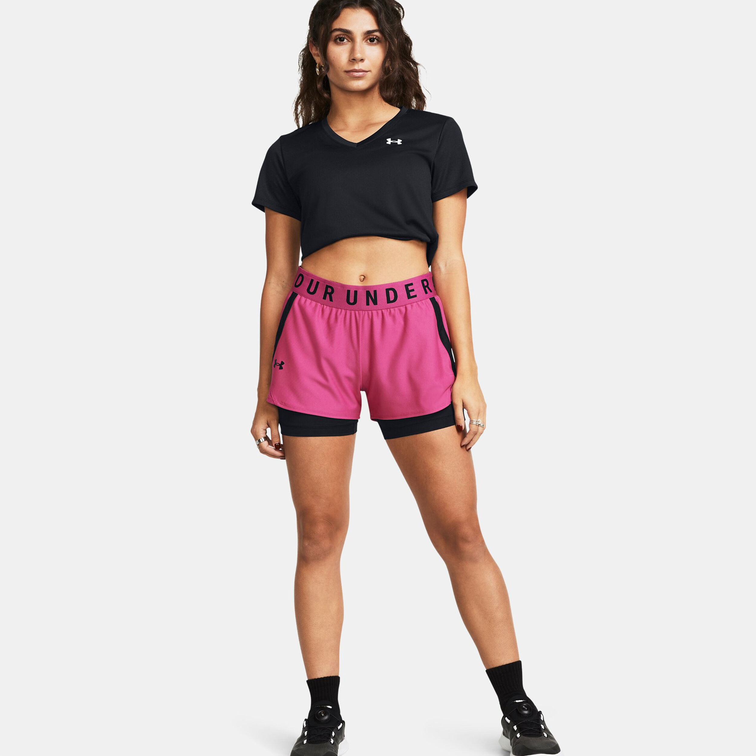 Play Up 2in1 Shorts Damen - Pink