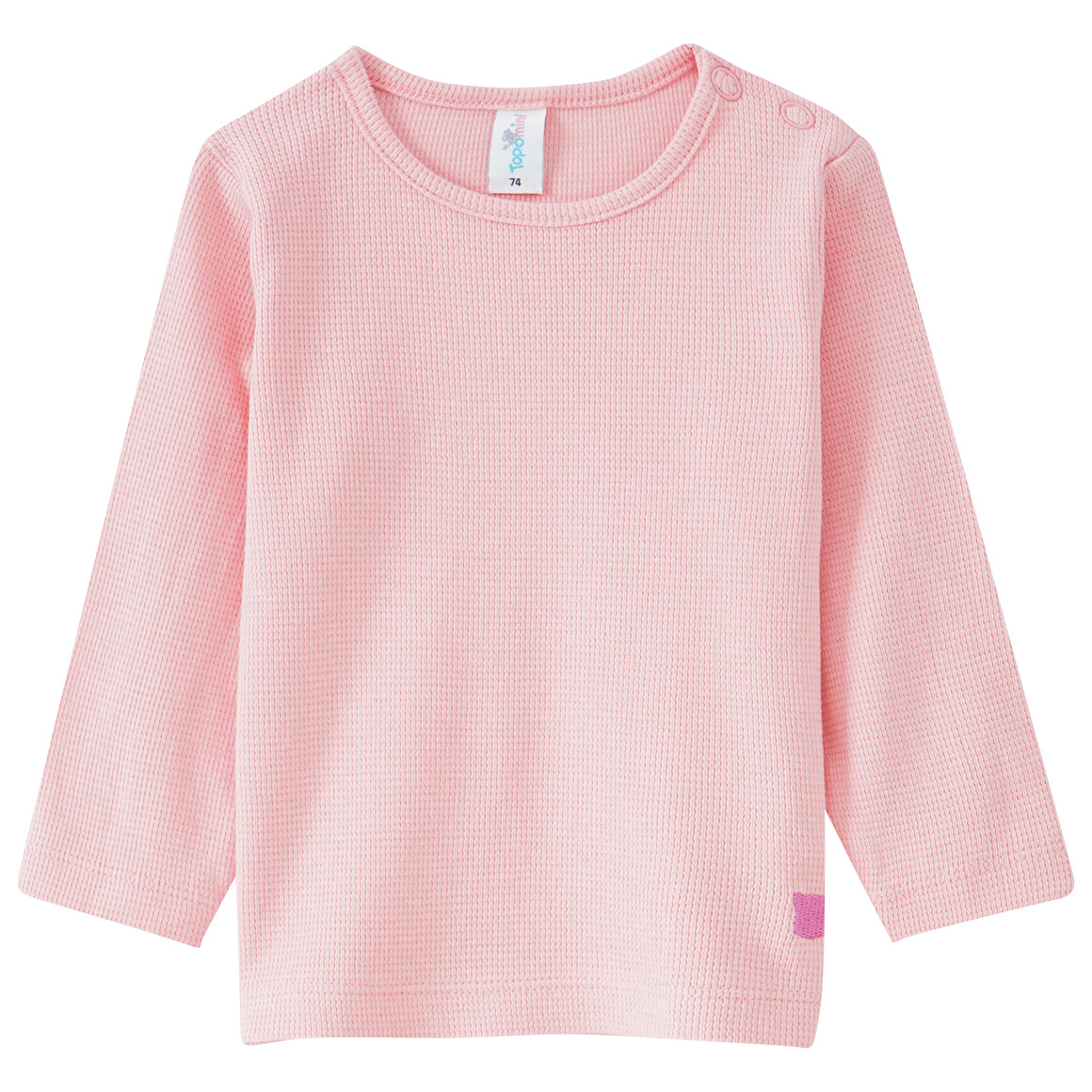 Baby Langarmshirt mit Druckknöpfen
