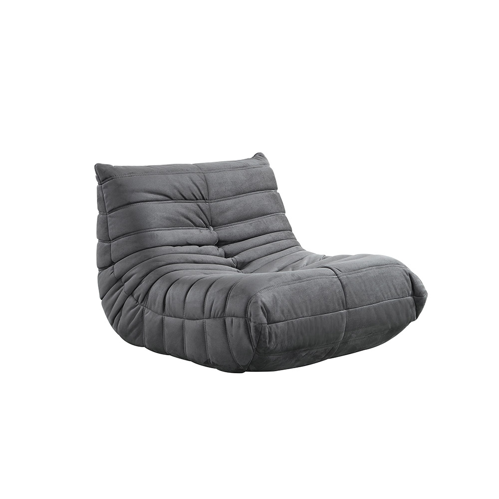 Home Deluxe HOME DELUXE Relaxsessel mit Hocker CHILL - Anthrazit