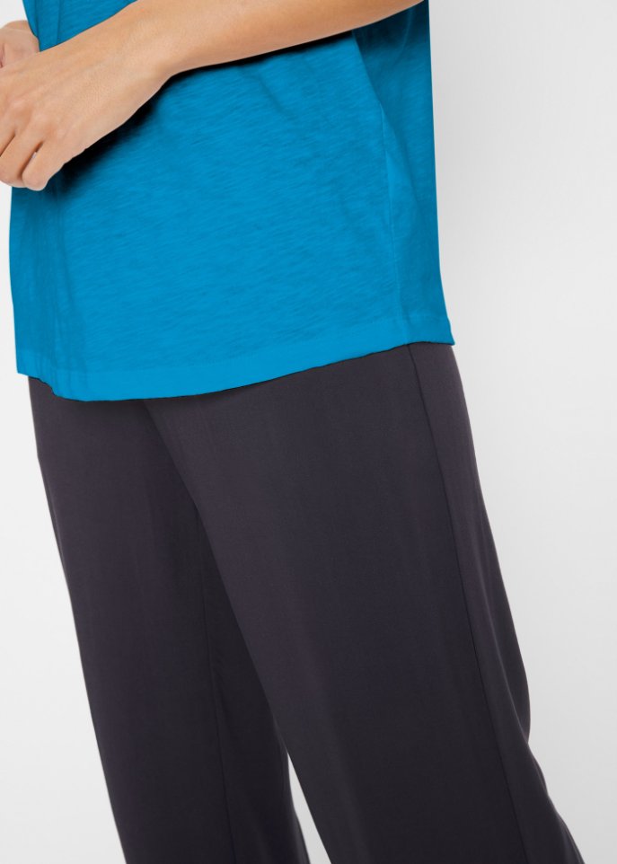 Baumwoll Top mit Knotendetails
