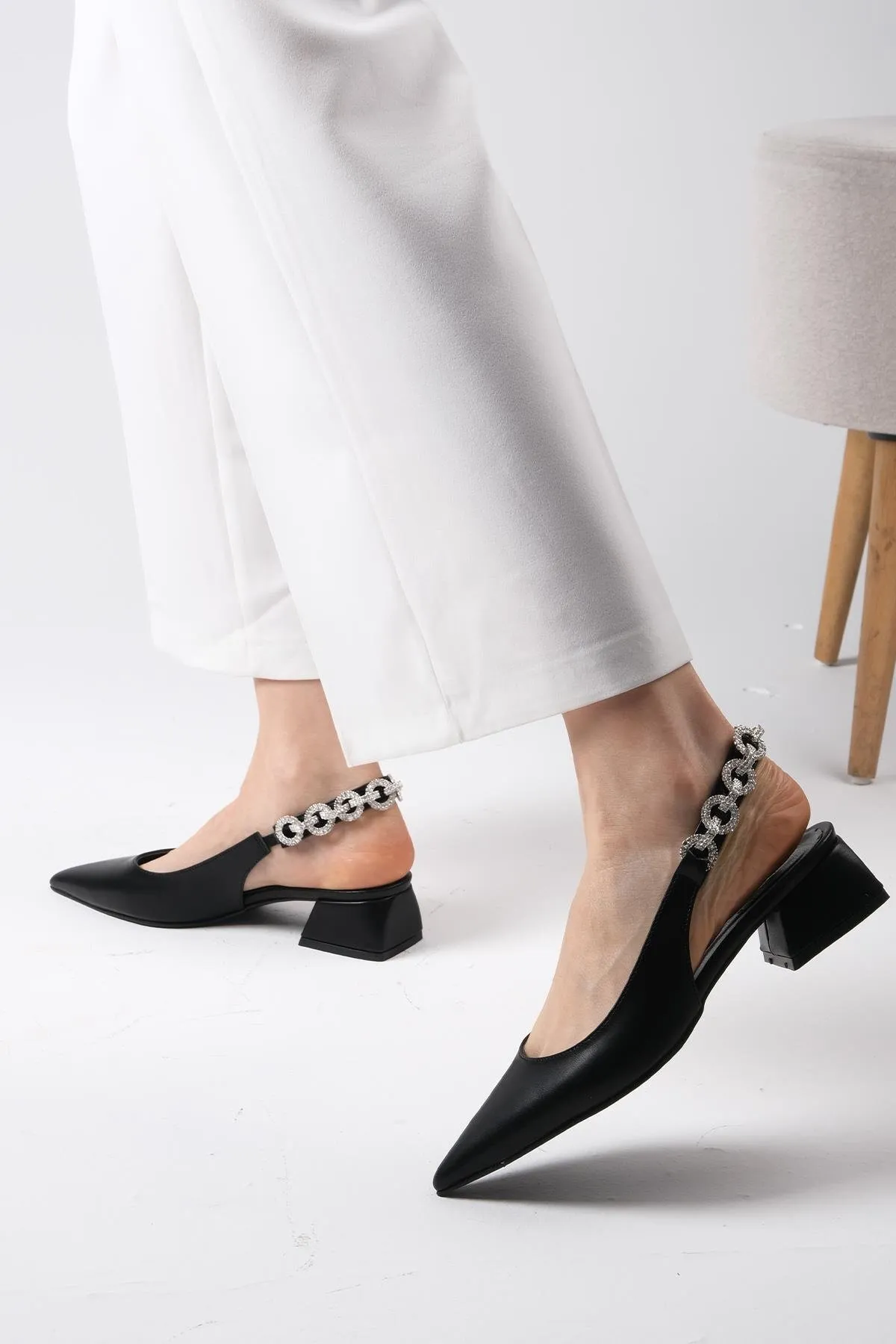 Mio Gusto  High Heels - Schwarz - Blockabsatz