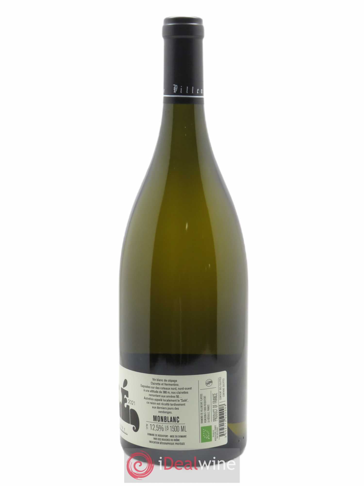 IGP Bouches du Rhône Château de Roquefort Petit Salé  2021 - Lot de 1 Magnum