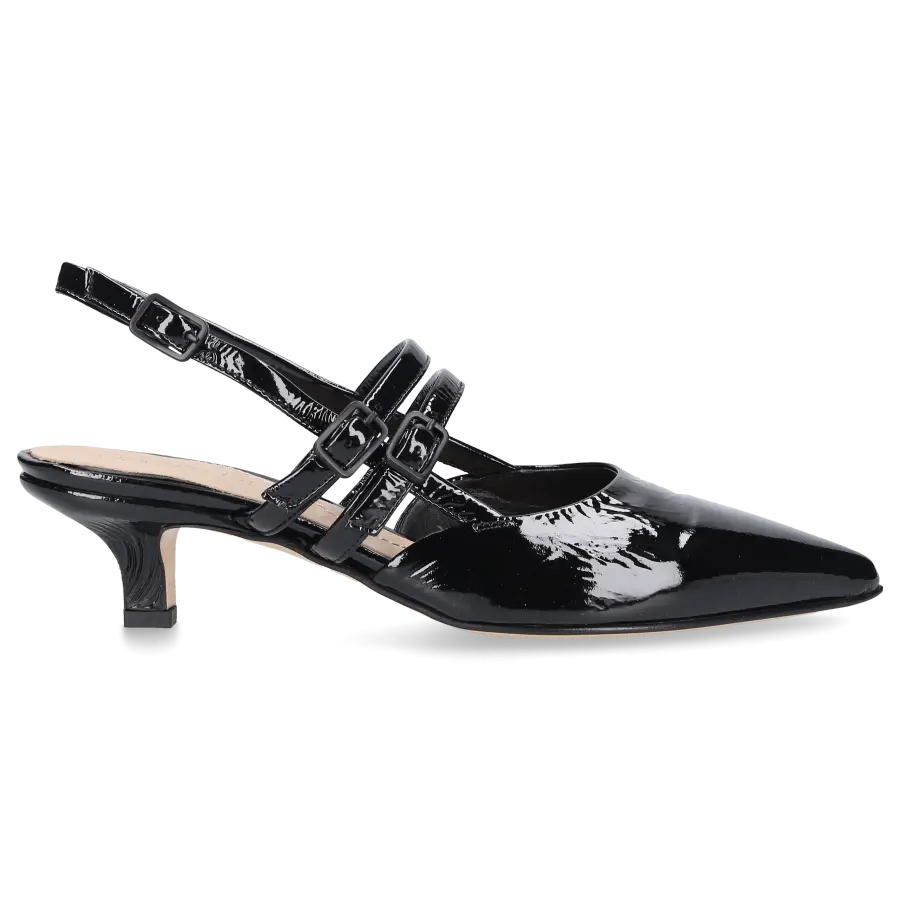 Pomme D`OR - Slingpumps 4952 Lackleder - schwarz