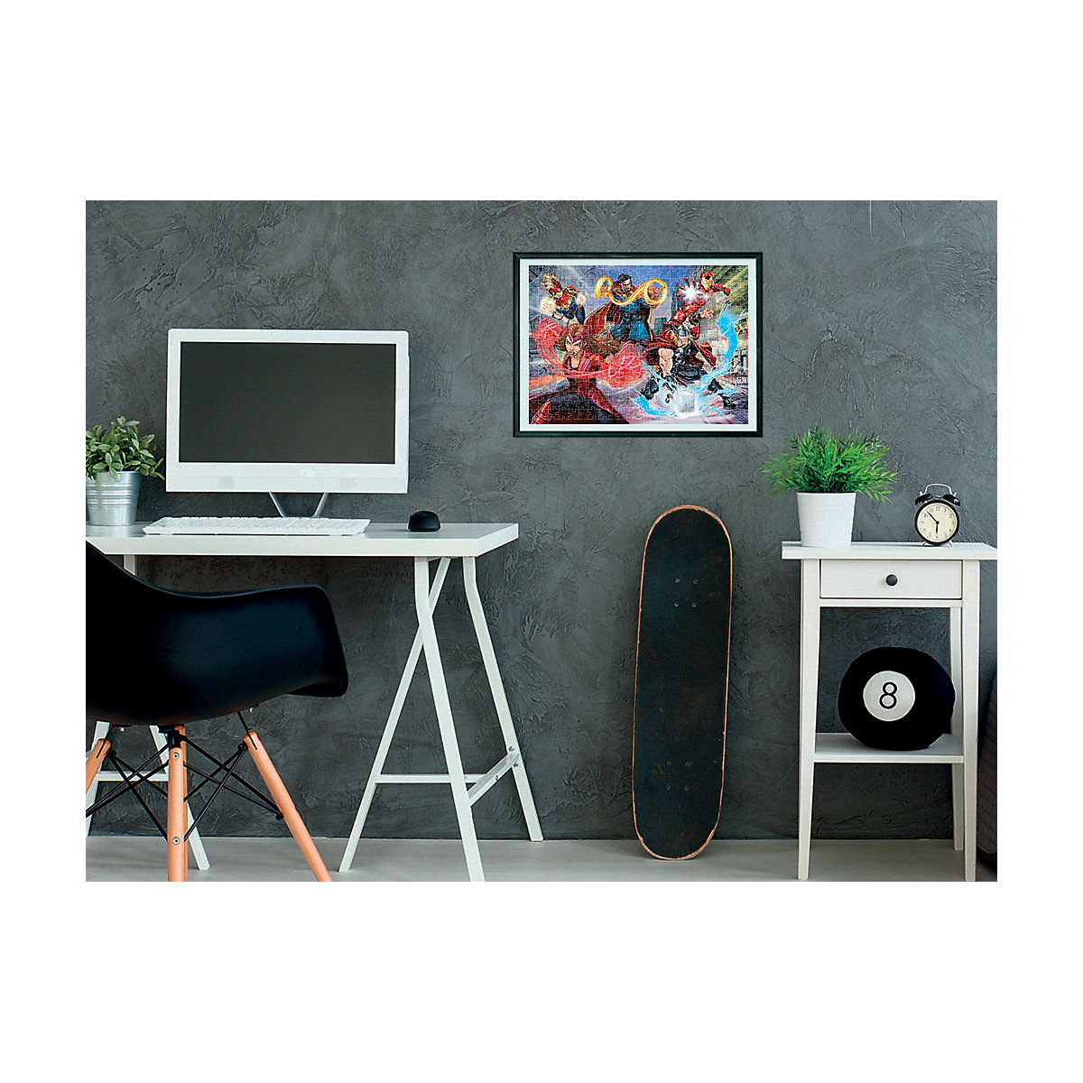 Glitter Puzzle - Marvel Avengers, 104 Teile