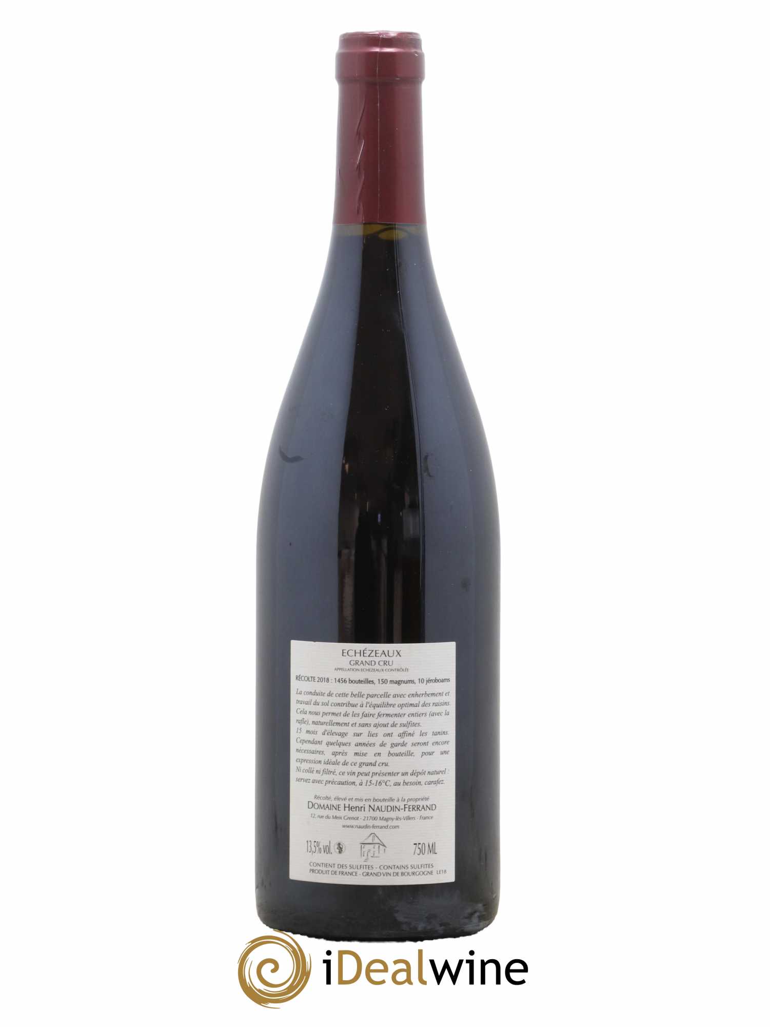 Echezeaux Grand Cru Naudin-Ferrand (Domaine)  2018 - Lot de 1 Bouteille