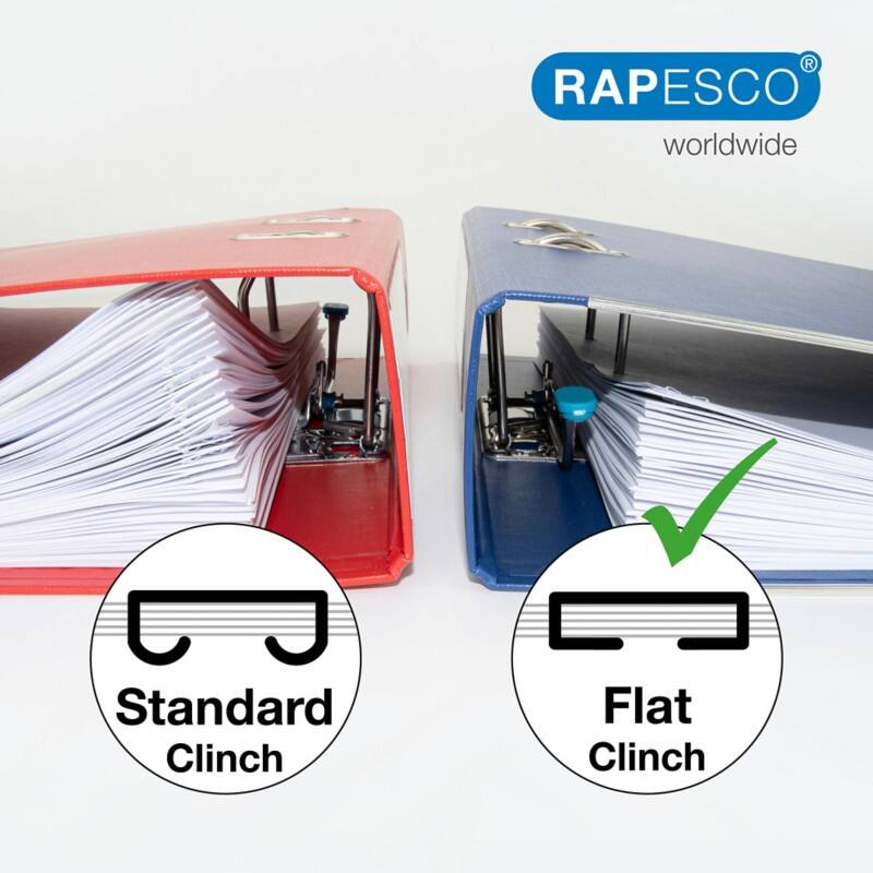 Rapesco Less Effort Flachheftgerät 24/6 1688 Kunststoff Schwarz