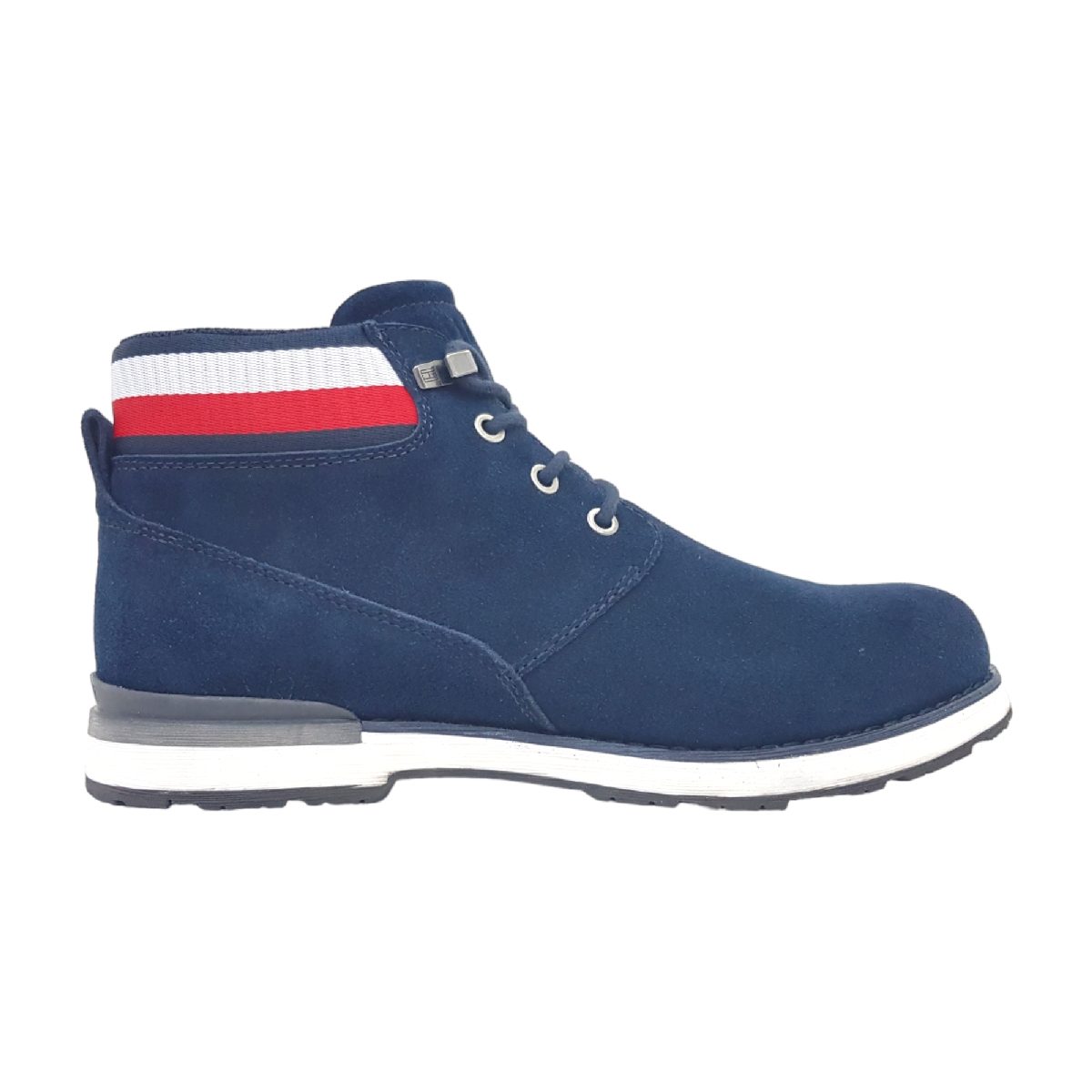 Tommy Hilfiger Core Hilfiger Suede Boot FM0FM04800 Blau DW5 desert sky