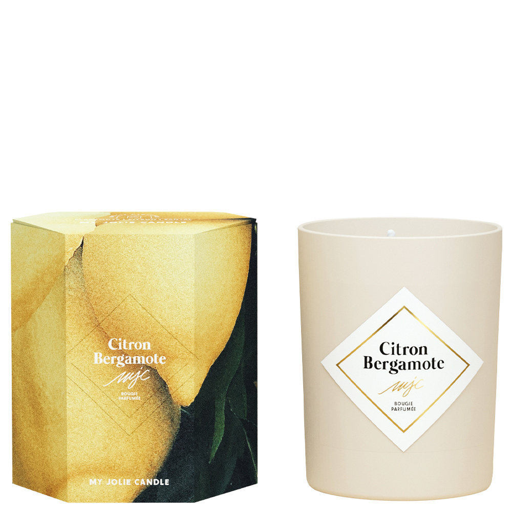 my jolie candle Bougie citron bergamote Bougie