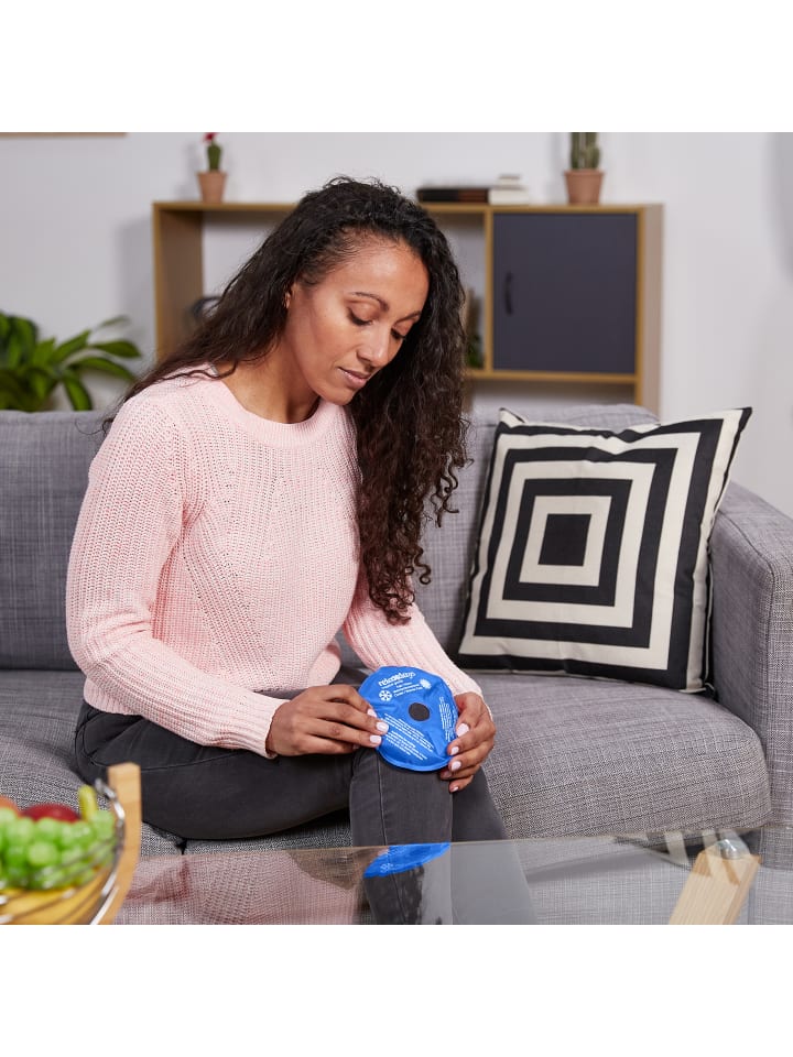 relaxdays 4 x Knie-Kühlpads in Blau günstig kaufen onesize