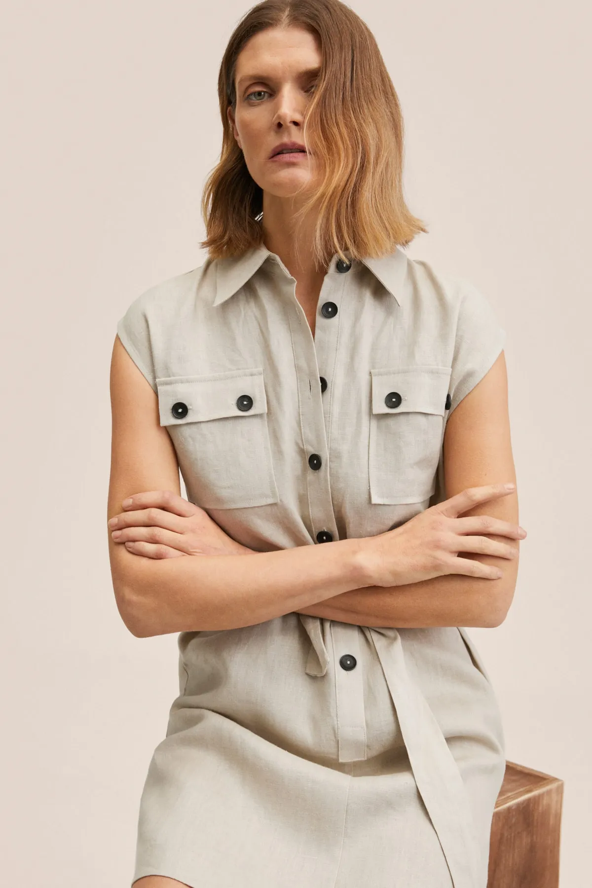 MANGO  27087877 Damen/Mädchen Hell/Pastellgrau