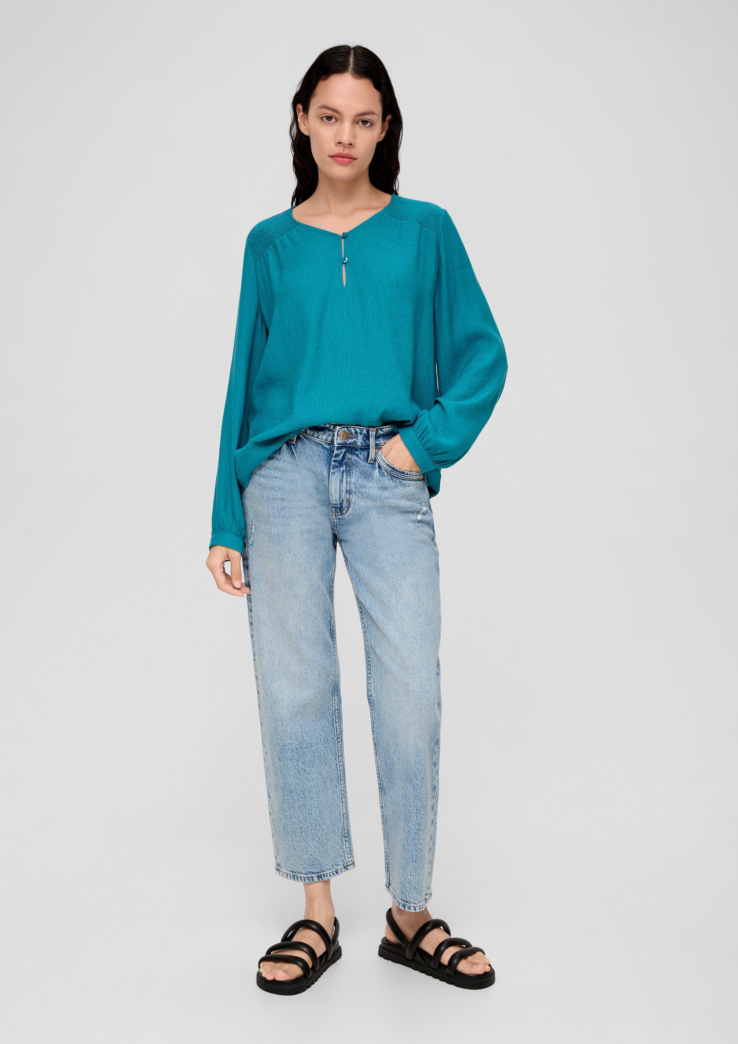 Bluse mit gesmokten Details  2135689-6694