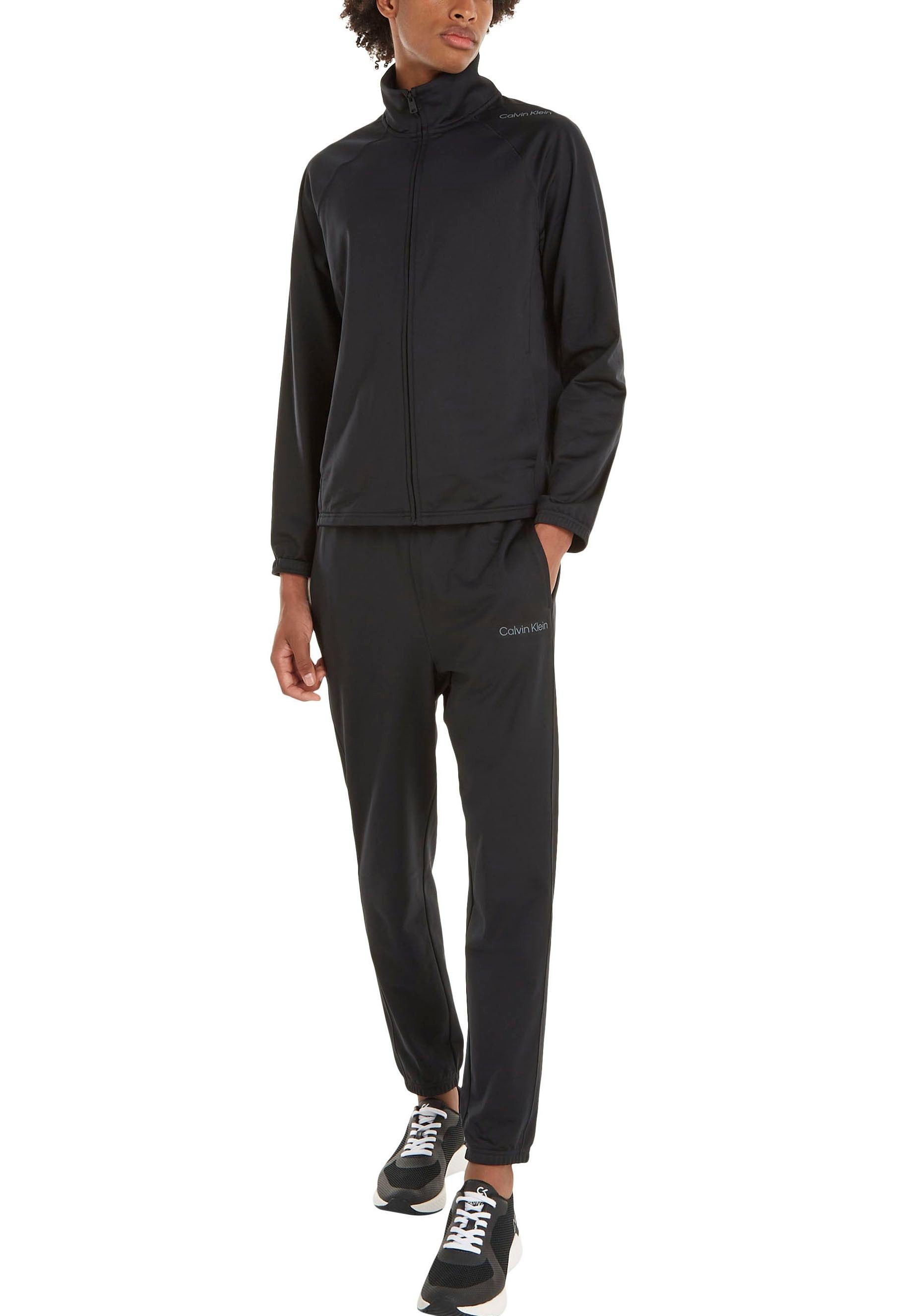 Calvin Klein Sport Sportanzug (2-tlg), mit hohem Stehkragen und Logodrucke