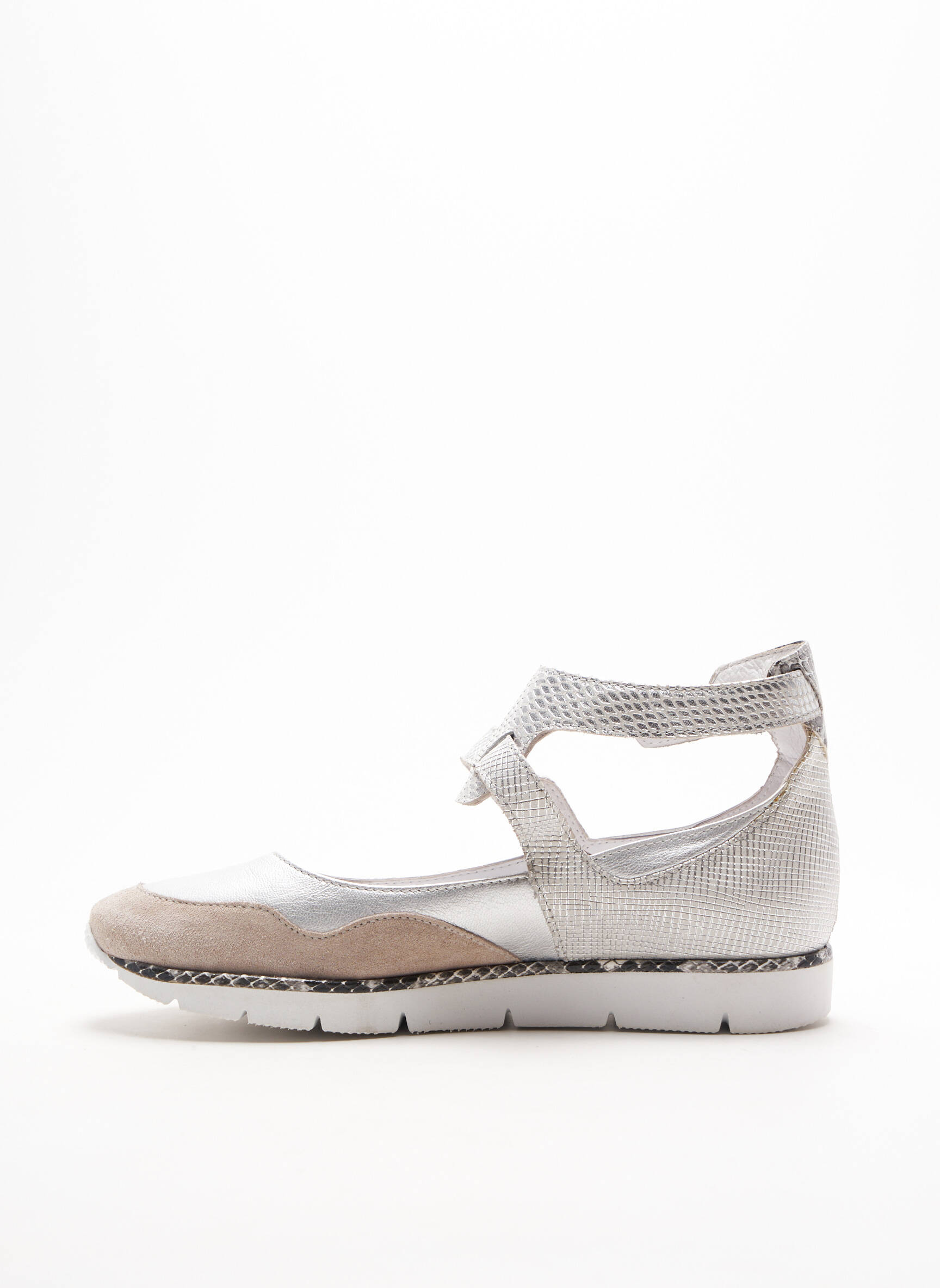 Regard Sandales Nu Pieds Femme couleur gris