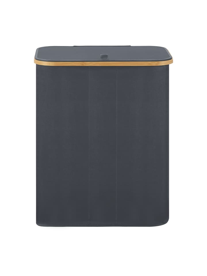 en.casa Wäschekorb Rusko in Grau (H)69cm (B)57cm (T)37cm (V)140l günstig kaufen onesize