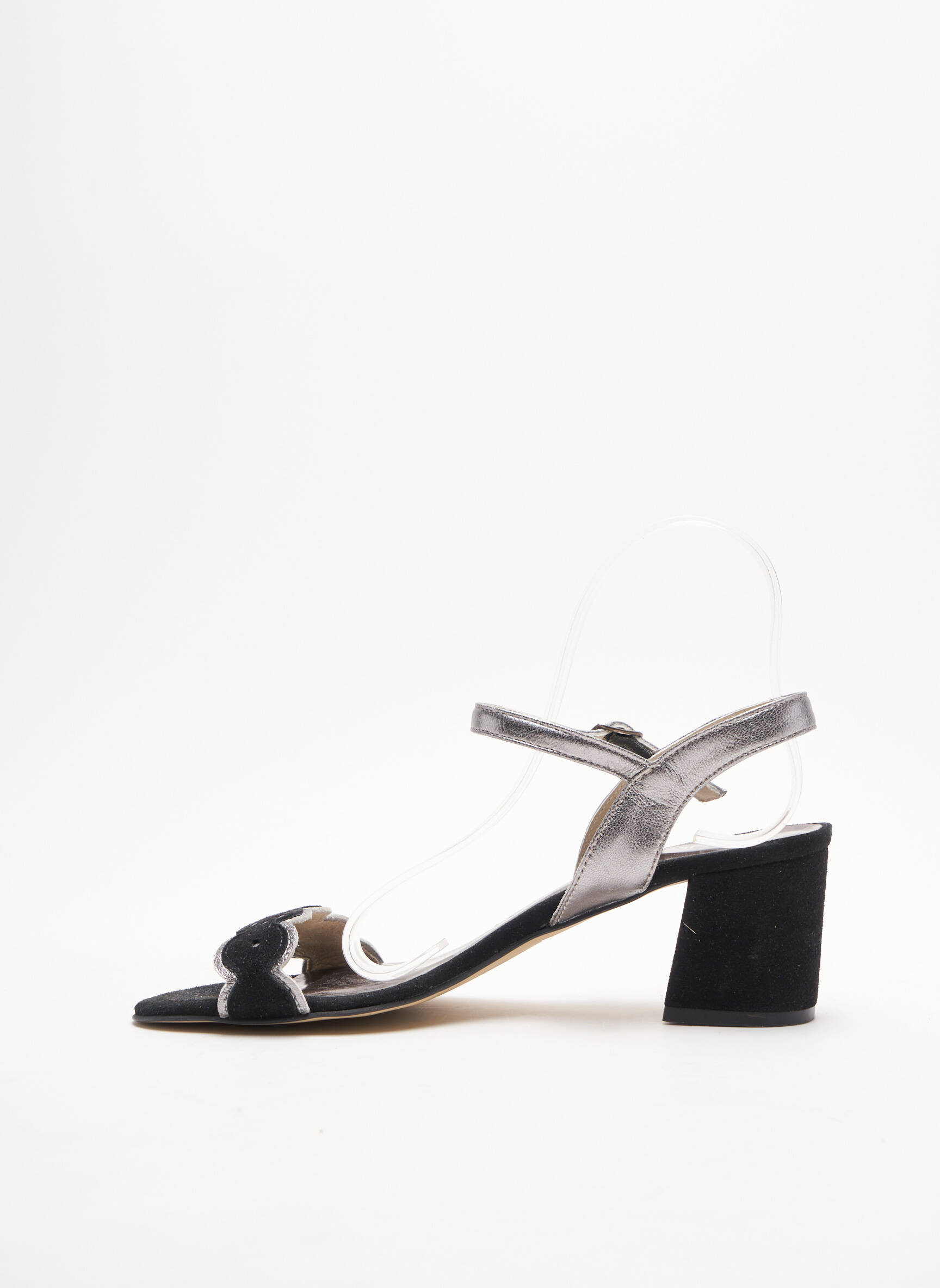 Denouee Sandales Nu Pieds Femme couleur gris