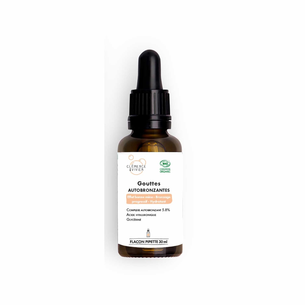 Clemence & Vivien Gouttes autobronzantes hâle léger Gouttes autobronzantes