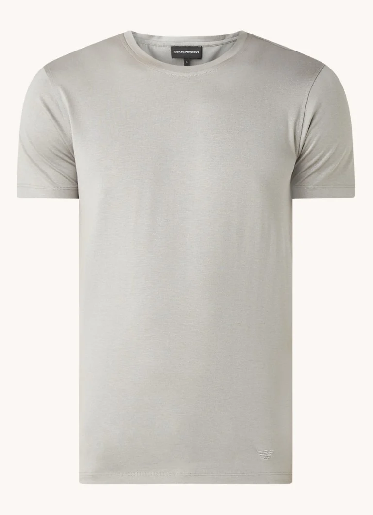 Tricou Emporio Armani din amestec de mătase