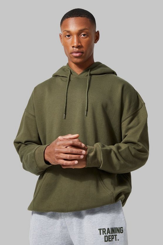 Oversize Trainingsanzug mit Kapuze und Training Dept Print