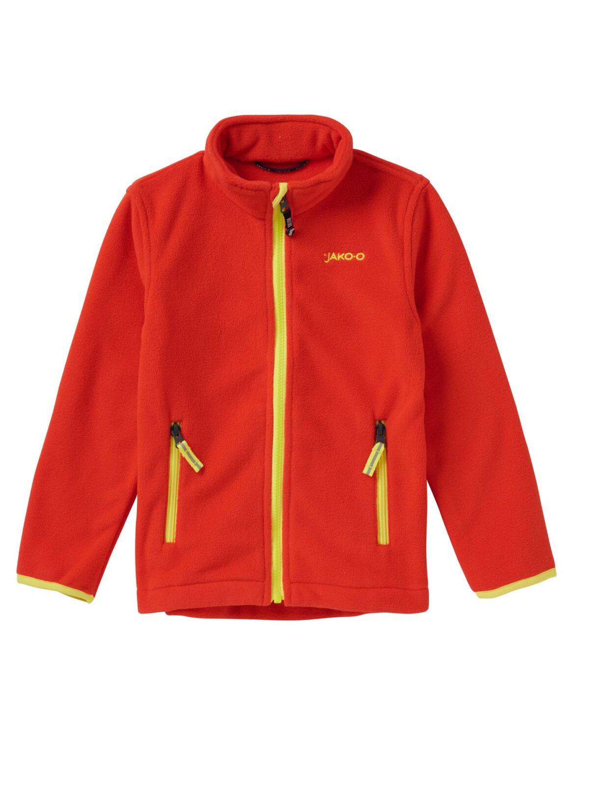 Fleecejacke Basic, tomatenrot