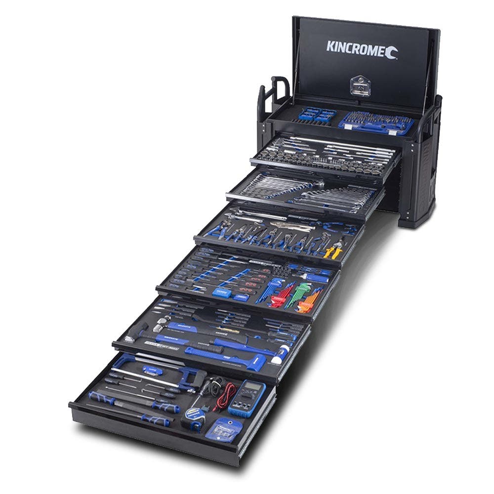 KINCROME TFL Off-road Truck Tool Kit 452 Piece 6 Drawer - Black P1830